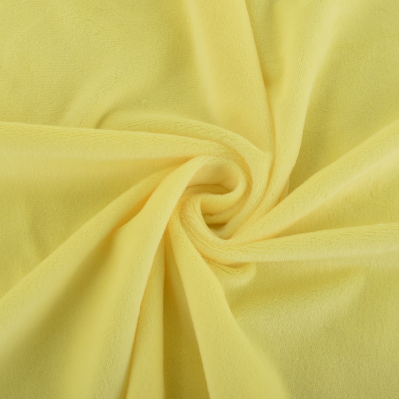 Super Soft Fleece Fabric 1.5mm Plain Color For Clothes Lining Beddings and Toys