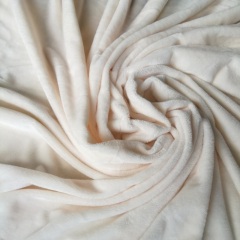 Super Soft Velvet Plush Fabric 2mm Plain Color For Clothing Lining Beddings and Toys