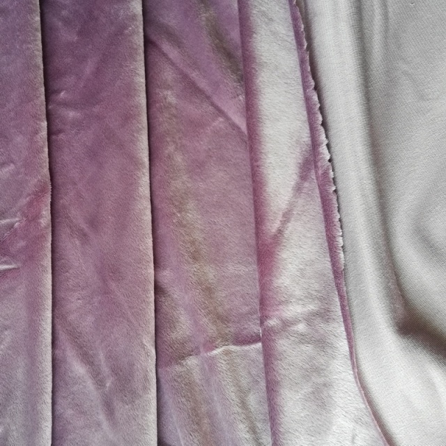 Super Soft Fleece Fabric 2mm Plain Color For Clothes Lining Beddings and Toys