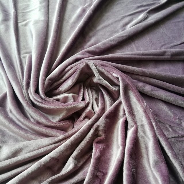 Super Soft Fleece Fabric 2mm Plain Color For Clothes Lining Beddings and Toys