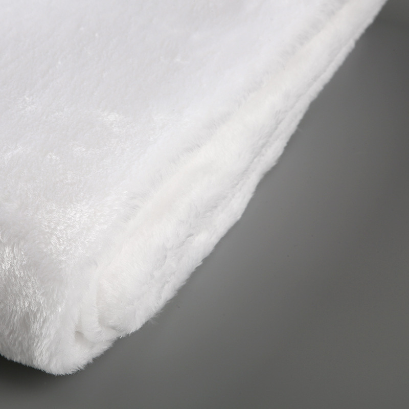 Short Plush Shaggy Faux Fur Fabric Super Soft Fluffy for Craft Wedding and Christmas Decoration