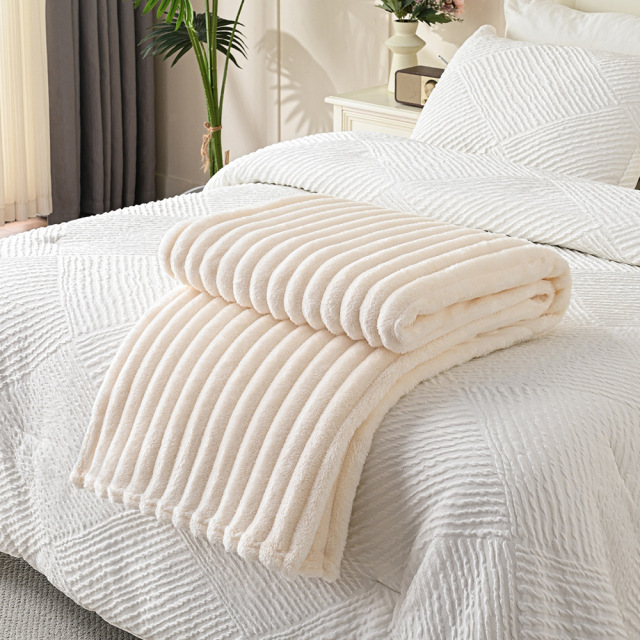 Factory OEM Luxury Faux Fur Throw Blanket Ultra Soft Plush and Warmth for Winter Gifts