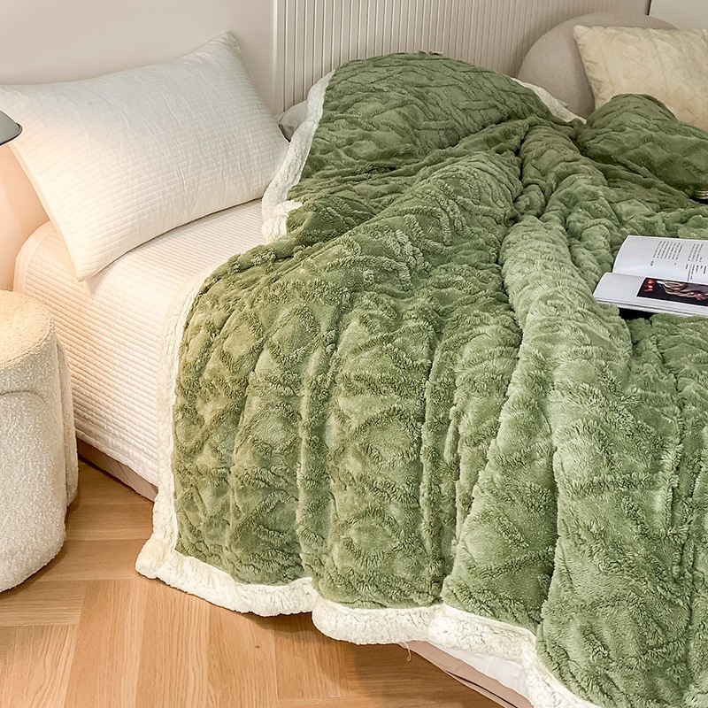 Best Sherpa Faux Fur Throw Blanket Fake Fur Blanket Faux Sheepskin Throw Blanket for Winter Gift