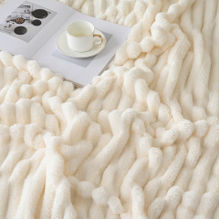 Factory OEM Luxury Faux Fur Throw Blanket Ultra Soft Plush and Warmth for Winter Gifts