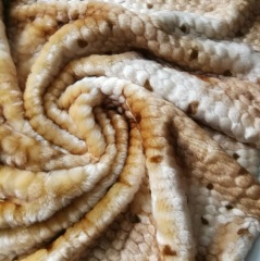 Short Plush Animal Print Faux Fur Fabric For Rugs Fashion Garments and Display Decoration