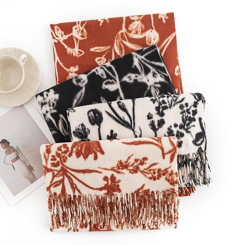 Seasons Gift Womens Faux Fur Cape Scarf and Cloak Wholesale Colorful Dyed Plush Scarfs Fashional