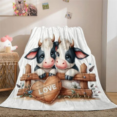 Fashional 3D Printed Gift Throw Blanket Faux Fur Velvet Plush Throw Blanket Ultra Soft and Extra Warmth