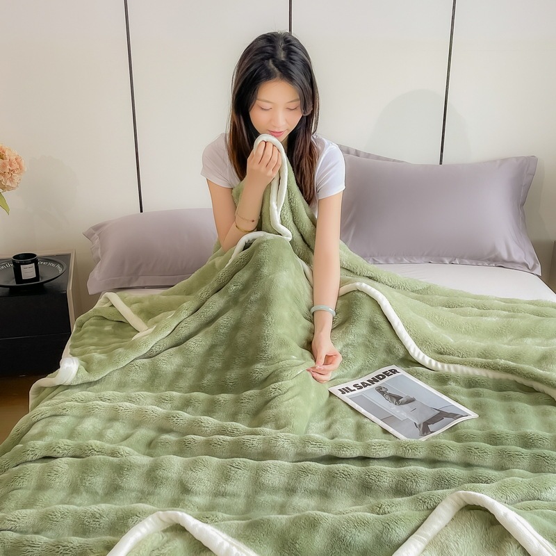 Embossed Softest Pompom Plush Faux Fur Weighted Blanket Dreamland Faux Cream Fur Heated Throw — ultra soft faux fur throw for winter, pet use, and luxury gifting