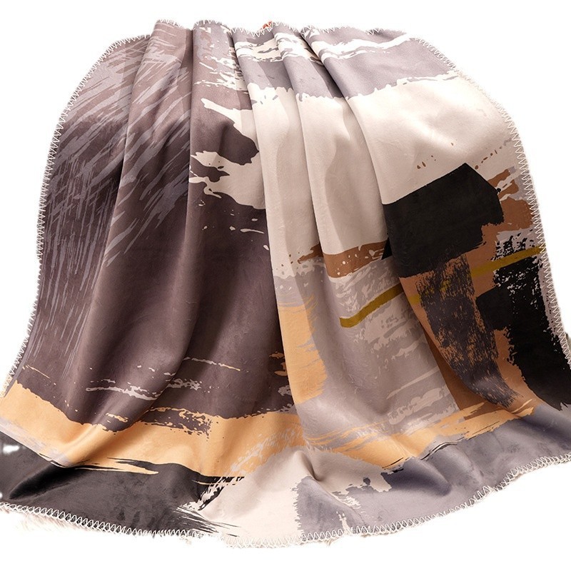 3D Printed Gift Throw Blanket Faux Fake Fur Velvel Plush Throw Blanket Fur Throw for Sofa