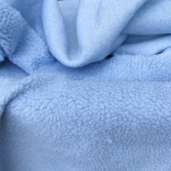 100% Recycled Faux Fur Sherpa Fabric 320gsm for Cloth Garment, Home Articles and Rugs