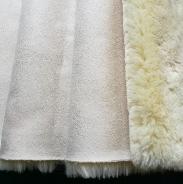 Synthetic Sheepskin Shearling 20mm Heavy Density 1000GSM For Equestrian Saddle Pad Home Rugs and Seat Cover