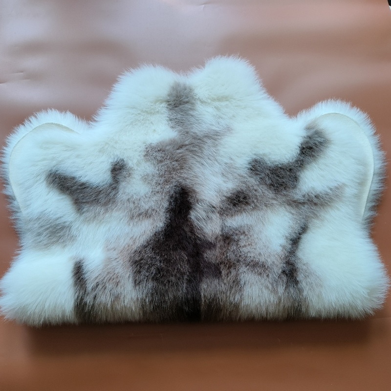 Luxury Long Hair Reindeer Hide Rug Faux Fur Imitation Reineer Rug For Home Office Decoration and Seat Cover