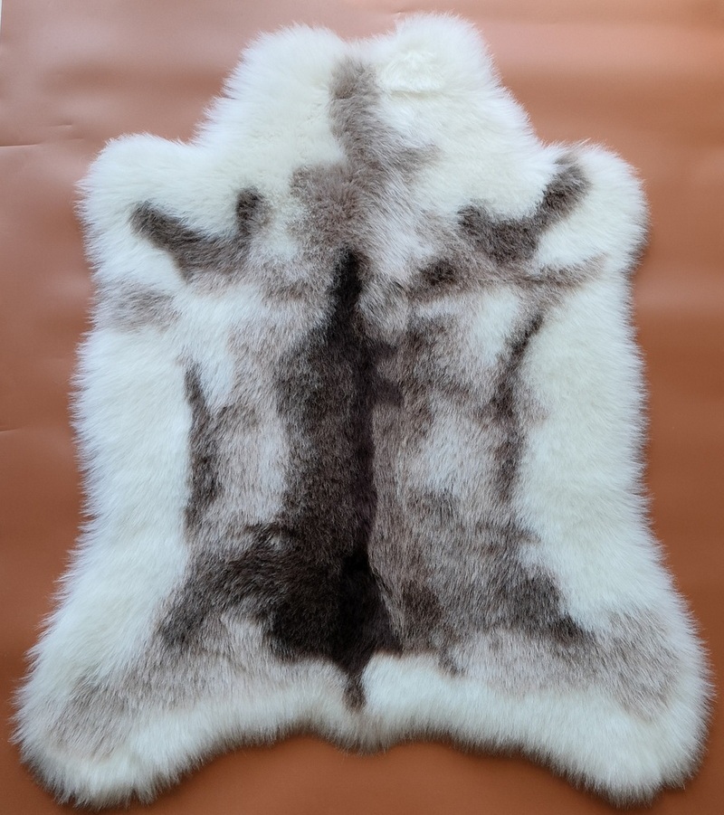 Luxury Long Hair Reindeer Hide Rug Faux Fur Imitation Reineer Rug For Home Office Decoration and Seat Cover
