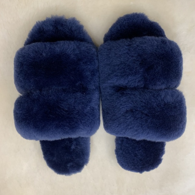 Australian Real Sheepskin Casual Scuff and Indoor Slippers Traditional Design for Extra Warm in Winter