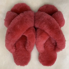 Australian Real Sheepskin Casual Scuff and Indoor Slippers Traditional Design for Extra Warm in Winter