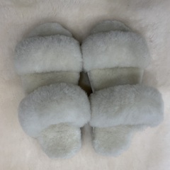 Genuine Sheepskin Sandals Flip Flops and Indoor Slippers Traditional Design for Extra Warm in Winter