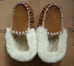 Sheepskin Mocassin Womens Sheepskin Lined Leather Boots Sheepskin Shoes Womens Winter Mocassin