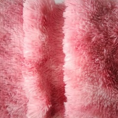 Plain Color PV Faux Fake Fur Fabric Peacock Fur 360GSM For Toys Cushion and Pet Beddings.