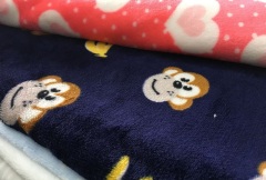 Double Side Printed Flannel Super Soft Fabric for Beddings Clothing Accessories and Pajamas