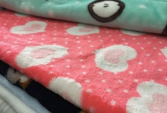 Double Side Printed Flannel Super Soft Fabric for Beddings Clothing Accessories and Pajamas