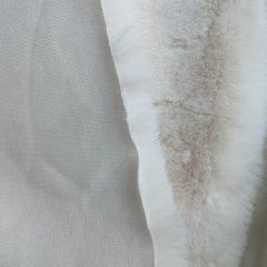 30mm Plush Faux Rabbit Fur Fabric Super Soft Plain Color  For Clothing Accessories Home Decorations and Beddings