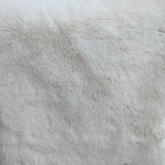 30mm Plush Faux Rabbit Fur Fabric Super Soft Plain Color  For Clothing Accessories Home Decorations and Beddings