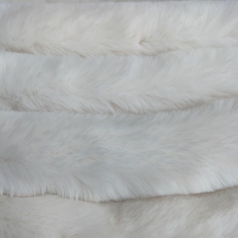 30mm Plush Faux Rabbit Fur Fabric Super Soft Plain Color  For Clothing Accessories Home Decorations and Beddings