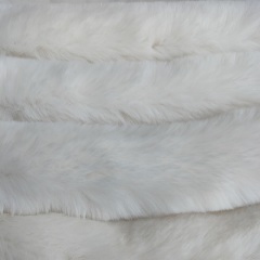 30mm Plush Faux Rabbit Fur Fabric Super Soft Plain Color  For Clothing Accessories Home Decorations and Beddings