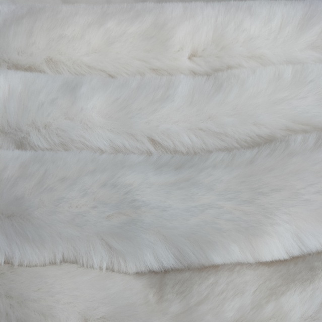 30mm Plush Faux Rabbit Fur Fabric Super Soft Plain Color  For Clothing Accessories Home Decorations and Beddings