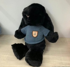 Real rabbit fur toys long eared rabbit soft cuddles rabbit genuine rabbit fur toys long eared rabbit 45cm