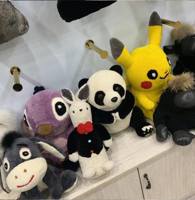 sheepskin toys Mr rabbit 30cm real sheepskin Mr rabbit soft toys genuine sheepskin rabbit toys