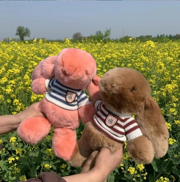 sheepskin peter rabbit 35cm real sheepskin toys genuine sheepskin peter rabbit soft sheepskin peter rabbit toys