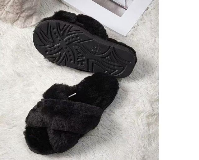 cheapest faux fur sandal slippers synthetic sheepskin slippers faux fur flip flops faux fur lined Slippers