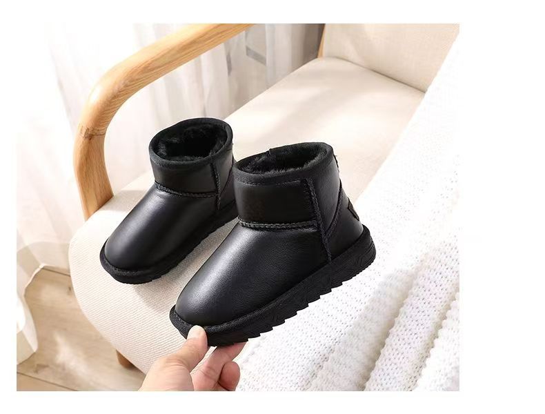 Children's sheepskin footwear moccasins and boots sheepskin kids booties shoes & slippers