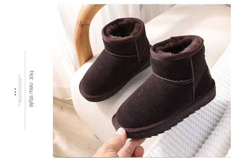 Children's sheepskin footwear moccasins and boots sheepskin kids booties shoes & slippers