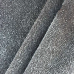 100% Nylon faux pony hair fabric stiff pony hair fabric fake pony fur material short-pile pony-skin effect fabric