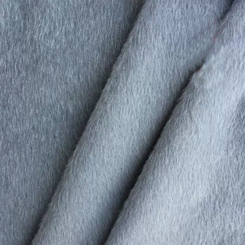 100% Nylon faux pony hair fabric stiff pony hair fabric fake pony fur material short-pile pony-skin effect fabric