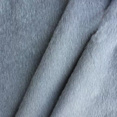 100% Nylon faux pony hair fabric stiff pony hair fabric fake pony fur material short-pile pony-skin effect fabric
