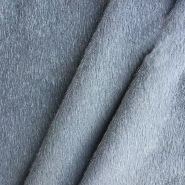 100% Nylon faux pony hair fabric stiff pony hair fabric fake pony fur material short-pile pony-skin effect fabric