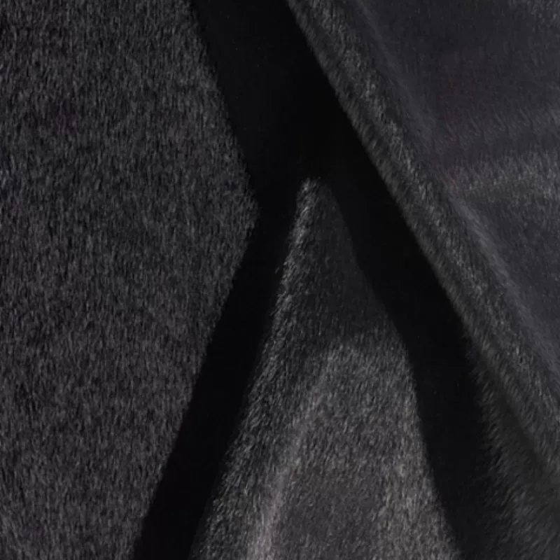 100% Nylon faux pony hair fabric stiff pony hair fabric fake pony fur material short-pile pony-skin effect fabric