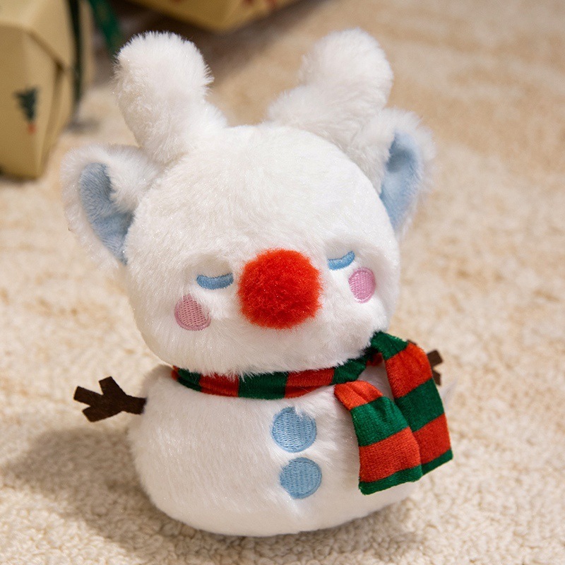 Soft faux fur Christmas plush toys Christmas stuffed animals holiday plushies Xmas plush toys