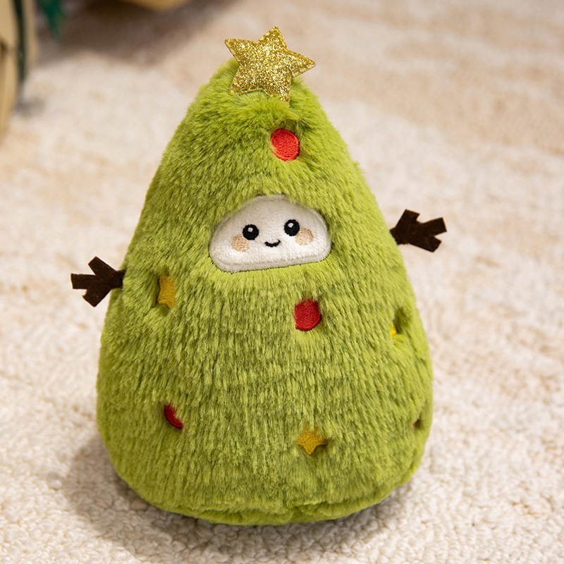 Soft faux fur Christmas plush toys Christmas stuffed animals holiday plushies Xmas plush toys