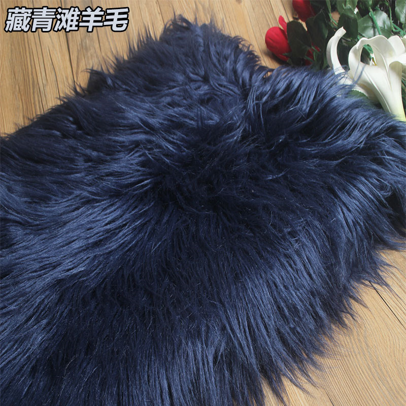 Durable textile curly long pile plush 3D radish strip fleece falling water fleece