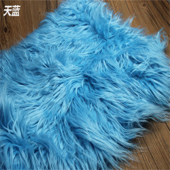 Durable textile curly long pile plush 3D radish strip fleece falling water fleece