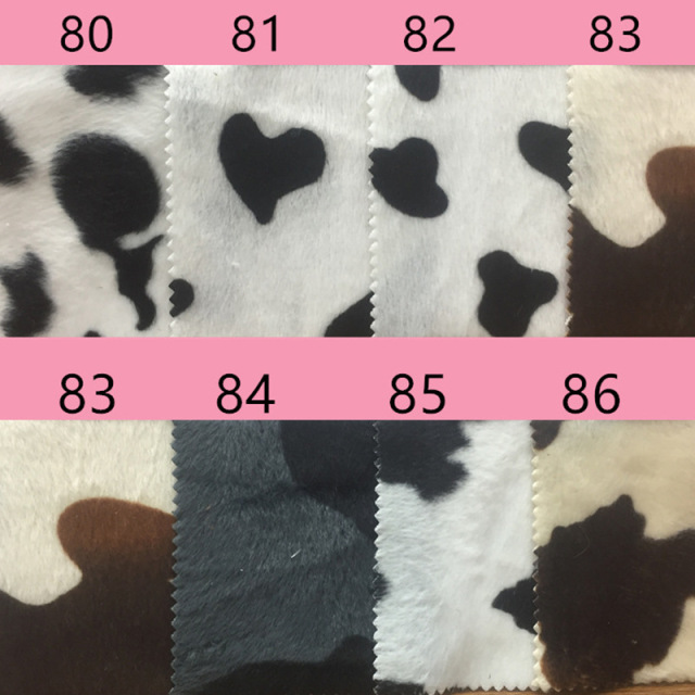 Wholesale Soft Printed Animal Faux Fur Fabric Realistic Fake Animal Plush Fur For coat & Jackets