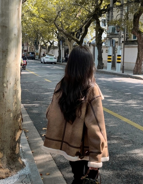 Winter faux fur bonded PU outerwear warm PU bonded jacket thick faux fur lined bonded PU coat