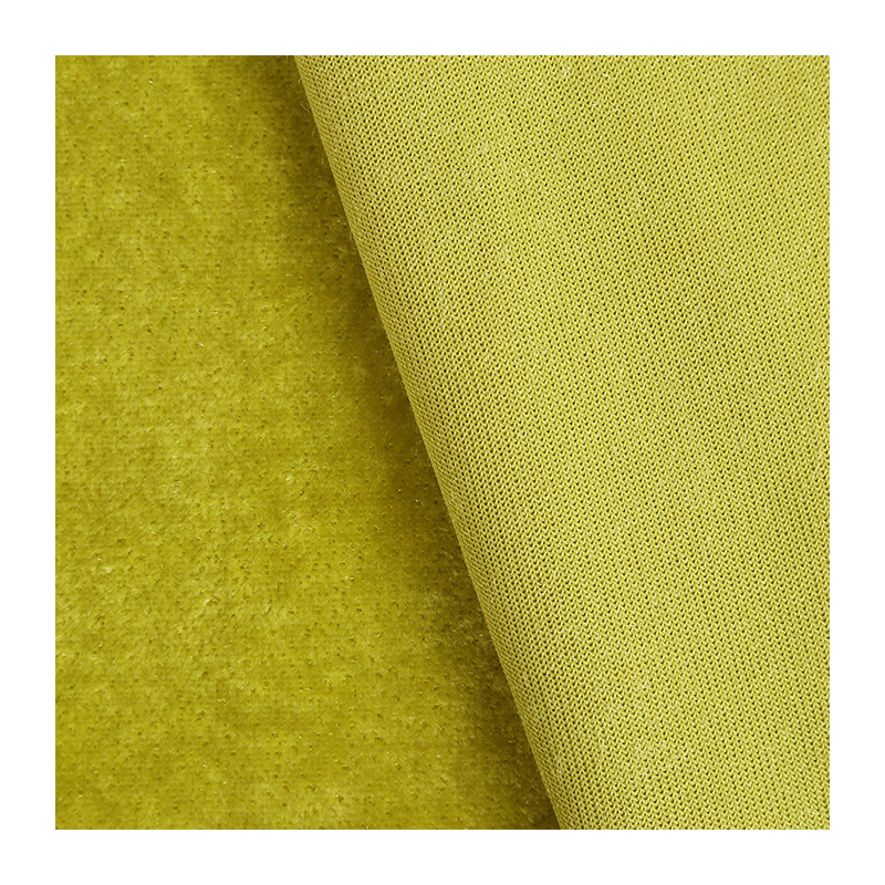 Shiny stretch velvet material for dresses smooth velvet fabric for fashion garments