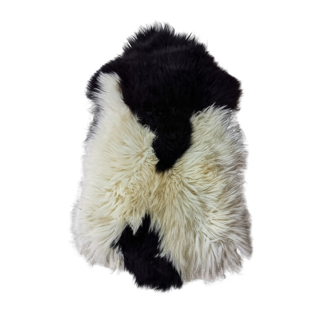 Mongolian Tan Sheepskin Pelt Natural Pattern Sheepskin Plate Whole Sheepskin Fur Pelt Mongolian Lambskin with Natural Curls