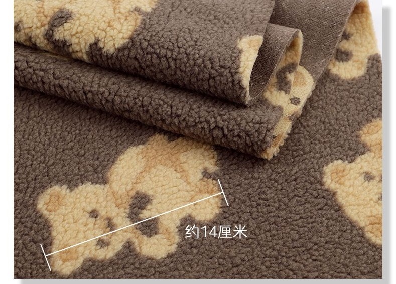 Warm Patterned Lamb Wool Custom Printed Lamb Wool Plush Printed Lamb Wool Fabric