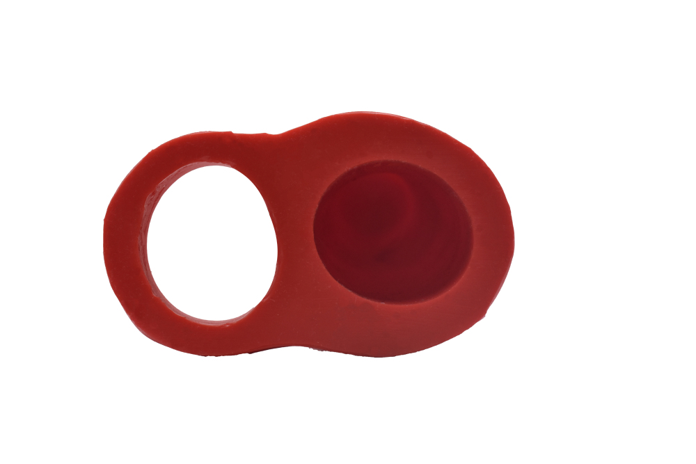 Silicone penis enlargement set dog penis shape is red